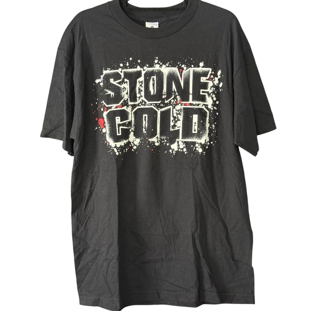Vintage Y2K Stone Cold 2002 WWE Arrive Raise Hell Leave Deadstock Shirt Large